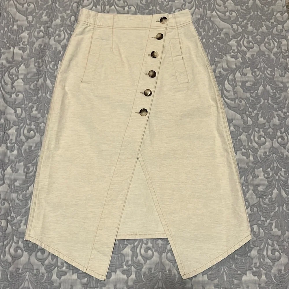 EUC BAUM UND PFERDGARTEN SKIRT. SZ 4-6 (see pics for tape measurement) beige - Picture 1 of 7